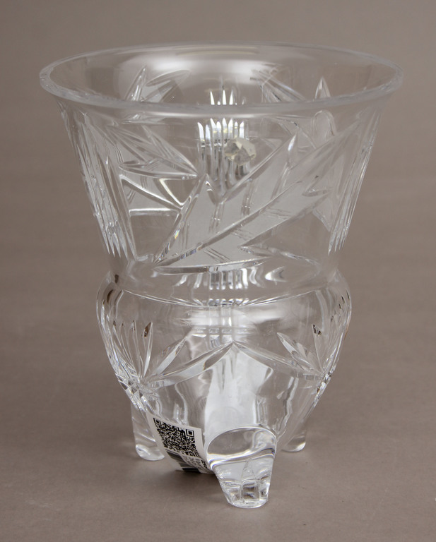Iļģuciems glass factory crystal bowl / vase