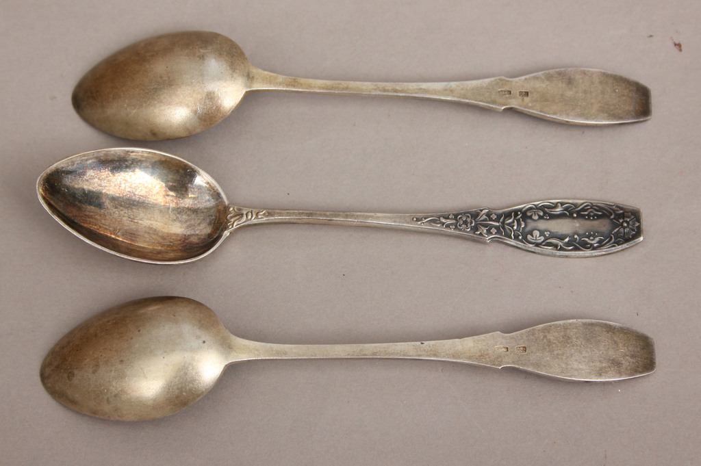 Silver teaspoons 3 pcs.