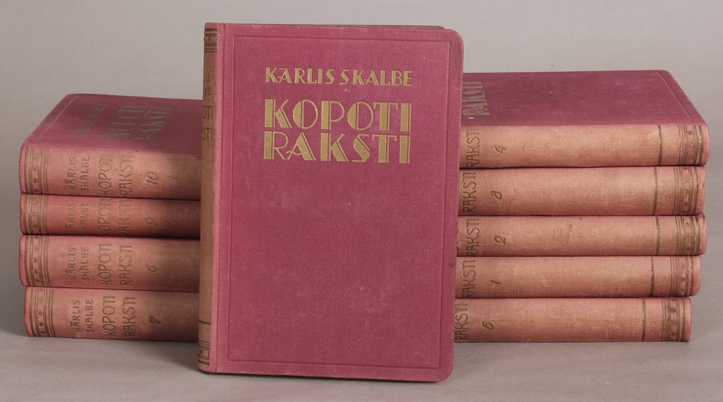 Карлис Скальбе, Сборник статей (тома 1-10)