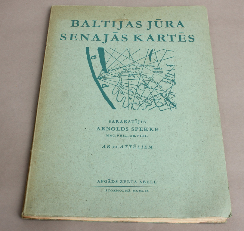  Arnolds Spekke, Baltijas jūra senajās kartēs