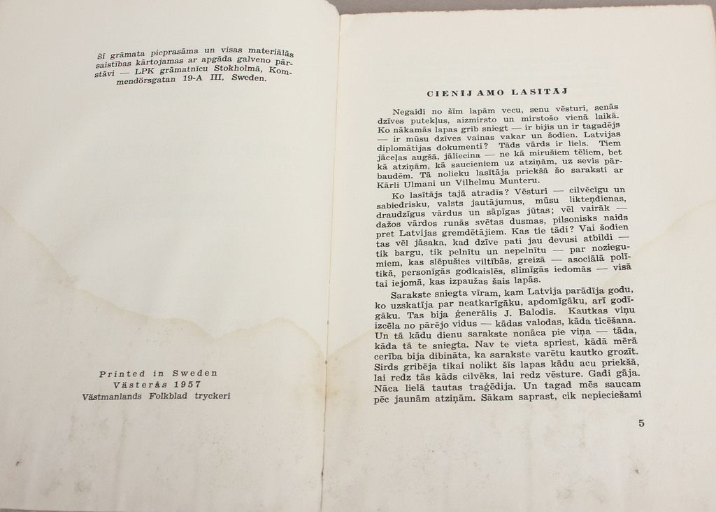 Miķelis Valters, My correspondence with Kārlis Ulmanis and Vilhelms Munters