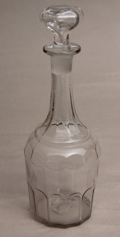 Art Nouveau glass carafe