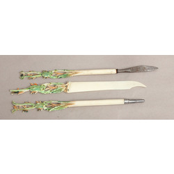 Stationery set - two paper knives and pencil