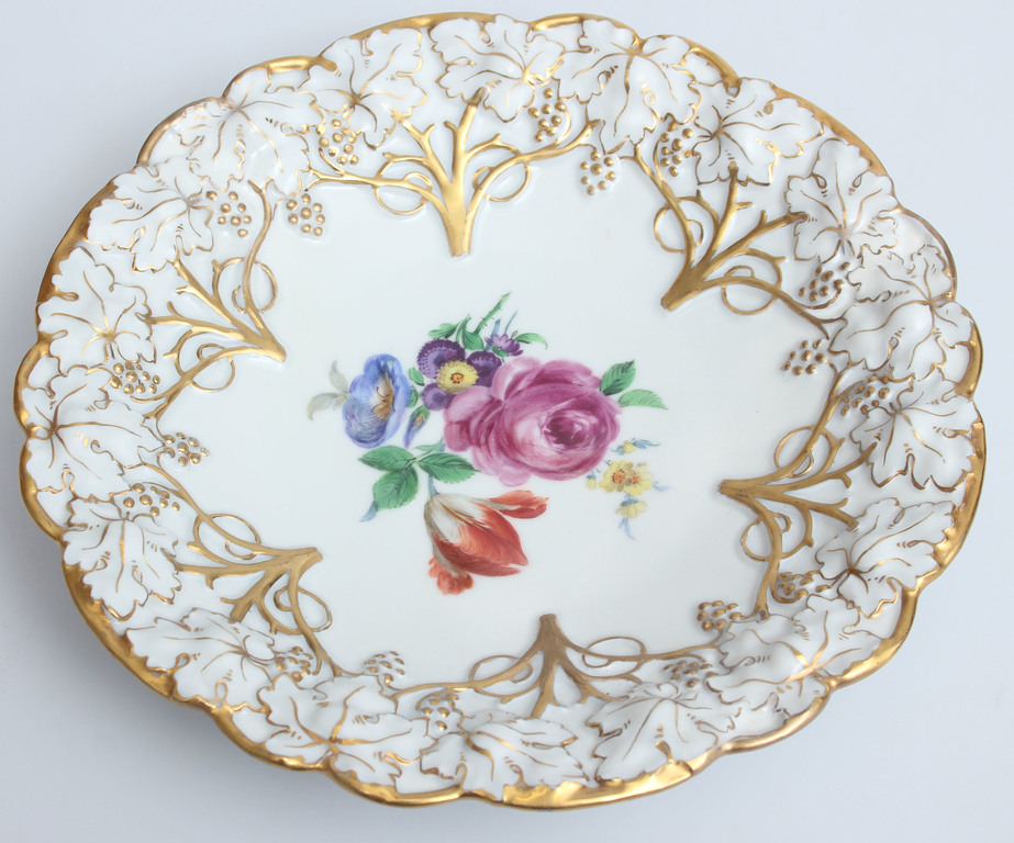 Meissen porcelāna dekoratīvais šķīvis
