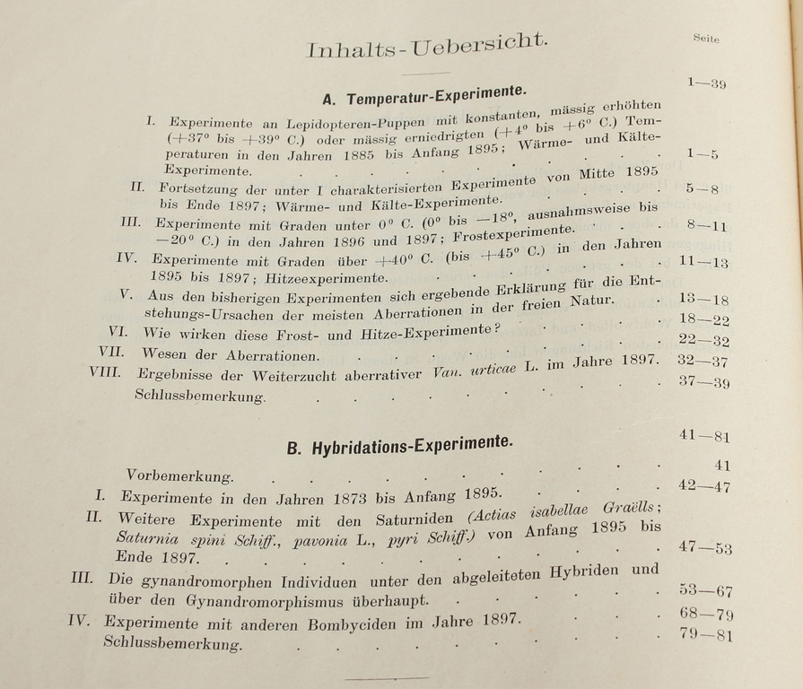 M.Standfuss, Experimentelle zoologische Studien mit Lepidopteren(zinātniska grāmata par taureņiem)
