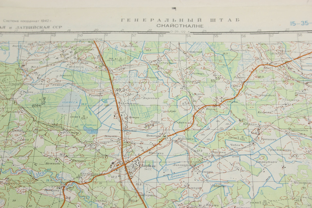Latvian maps 73 pcs.