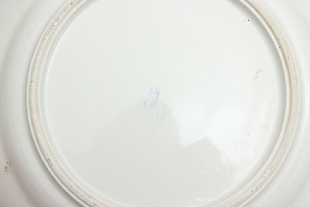 Porcelāna trauku komplekts - terīne, 2 servējamie šķīvji