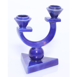 Faience candlestick