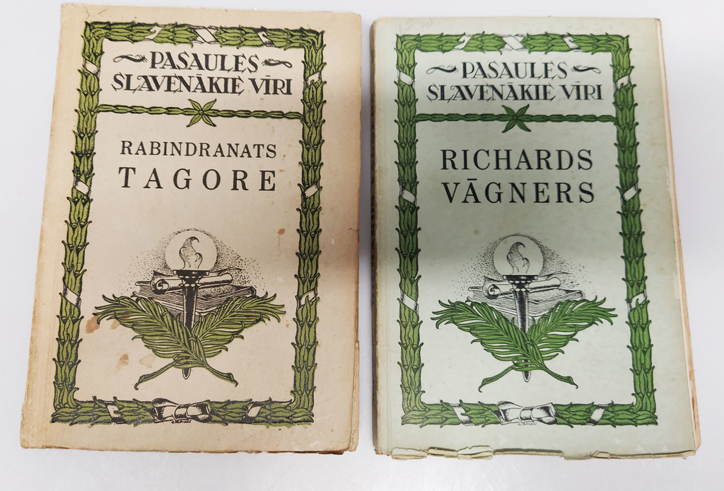 2 books  - Rihards Vāgners, Rabindranats Tagore
