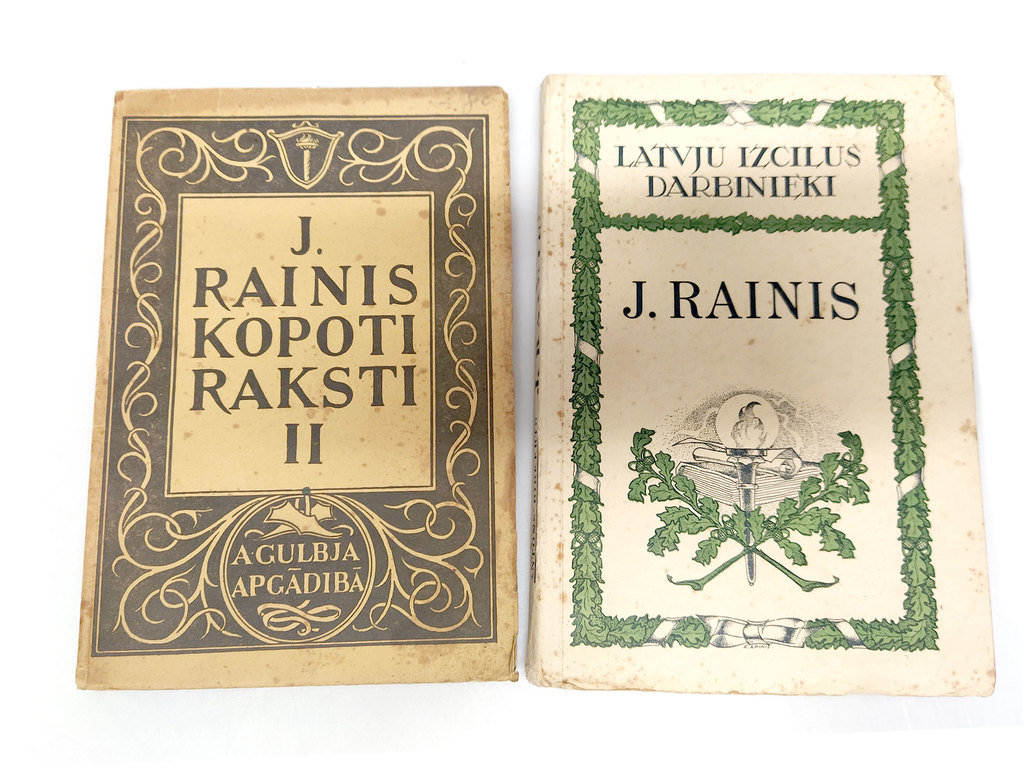 2 grāmatas - J.Rainis