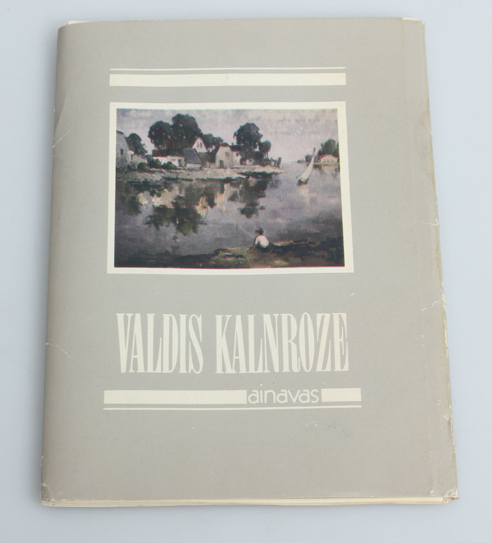 Postcard album with landscapes by Valdis Kalnroze