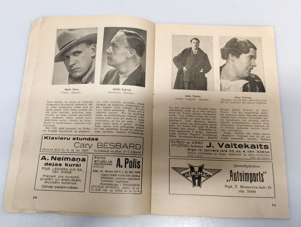 Latvijas Nacionālās operas 1937-1938.g. sezonas programma