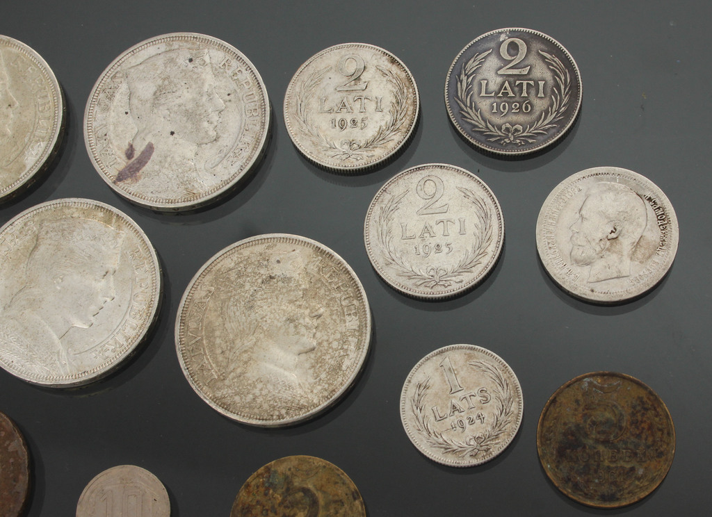 Dažādas monētas (14 gab.)