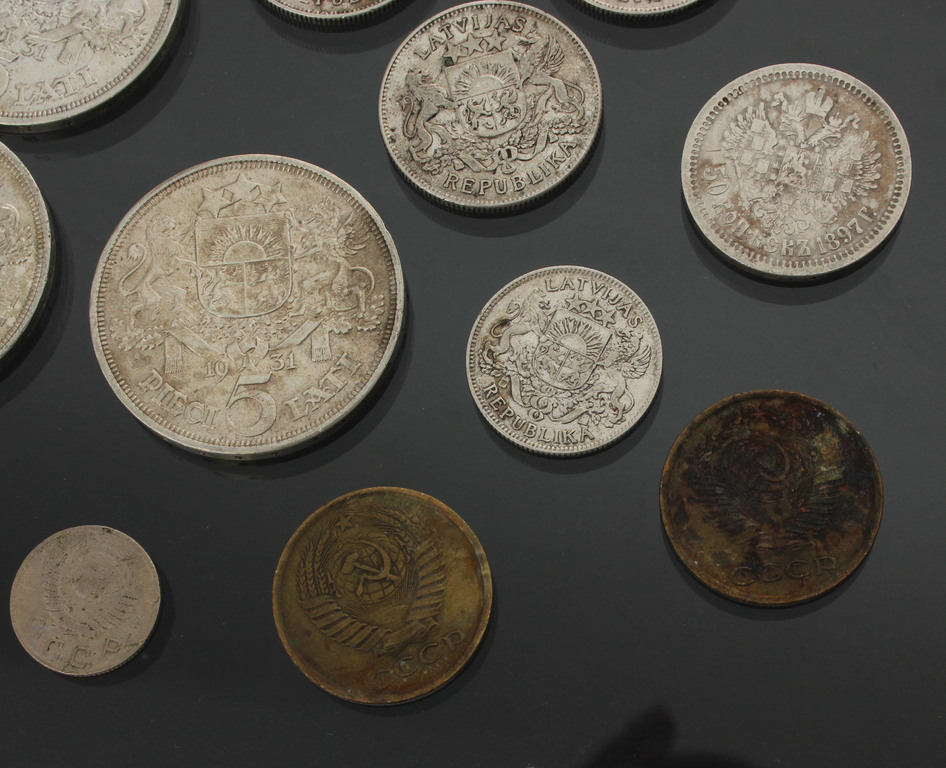 Various coins (14 pieces)