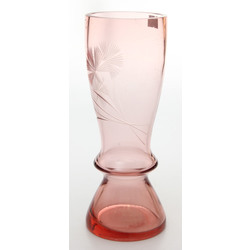 Стеклянная ваза из цветного стекло