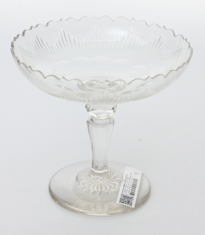 Crystal serving dishes (2 pcs.)