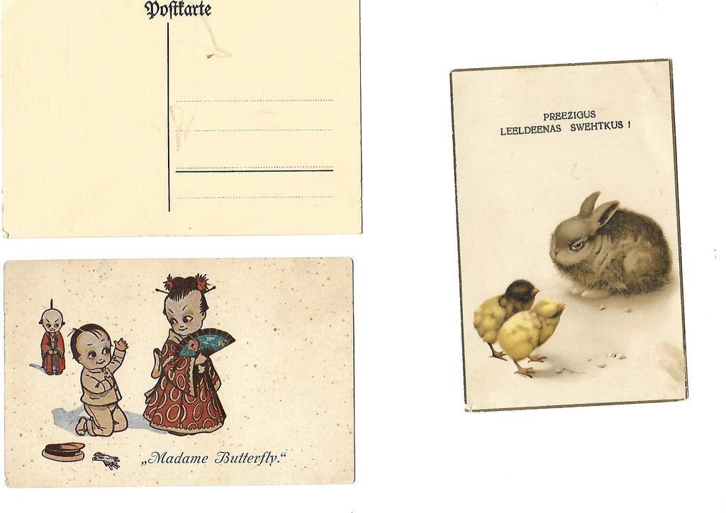 Various postcards (unfilled) (11 pcs.)