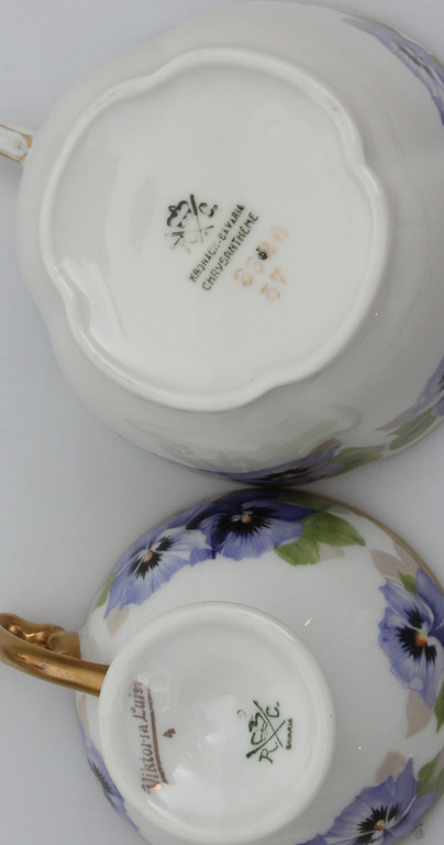 Porcelain set for six persons (not full)