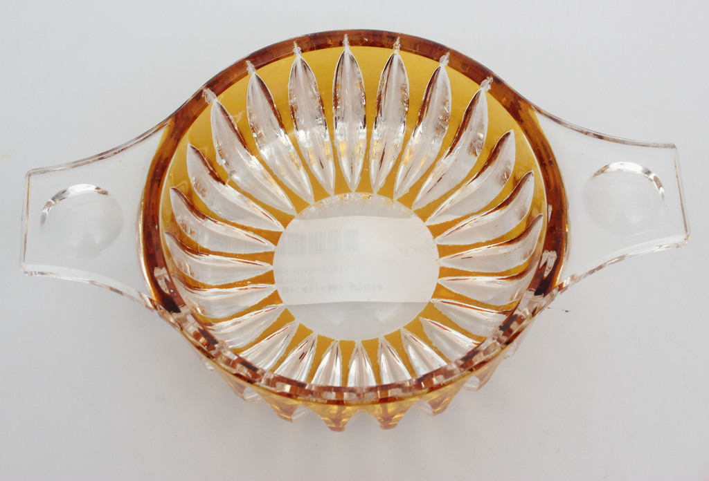 Decorative glass dish
