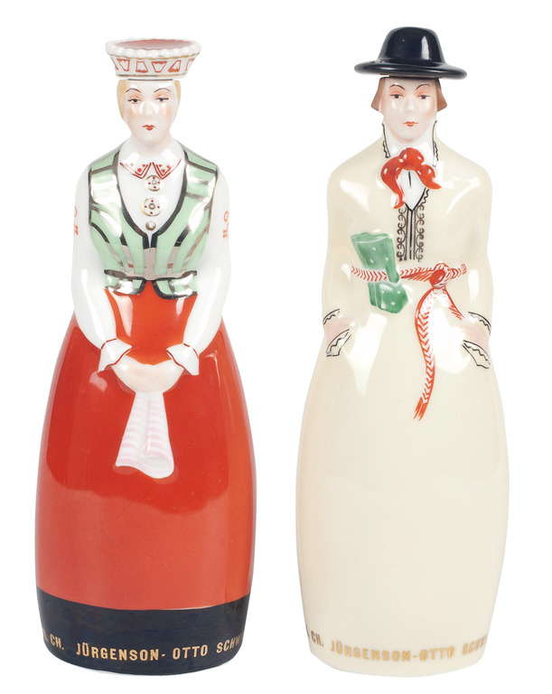 Porcelain decanter “Son and daughter of Nations”