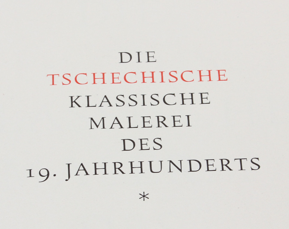 Die tschechsische klassische malerei des 19.jahrhunderts von Dr. Jaromir Neumann