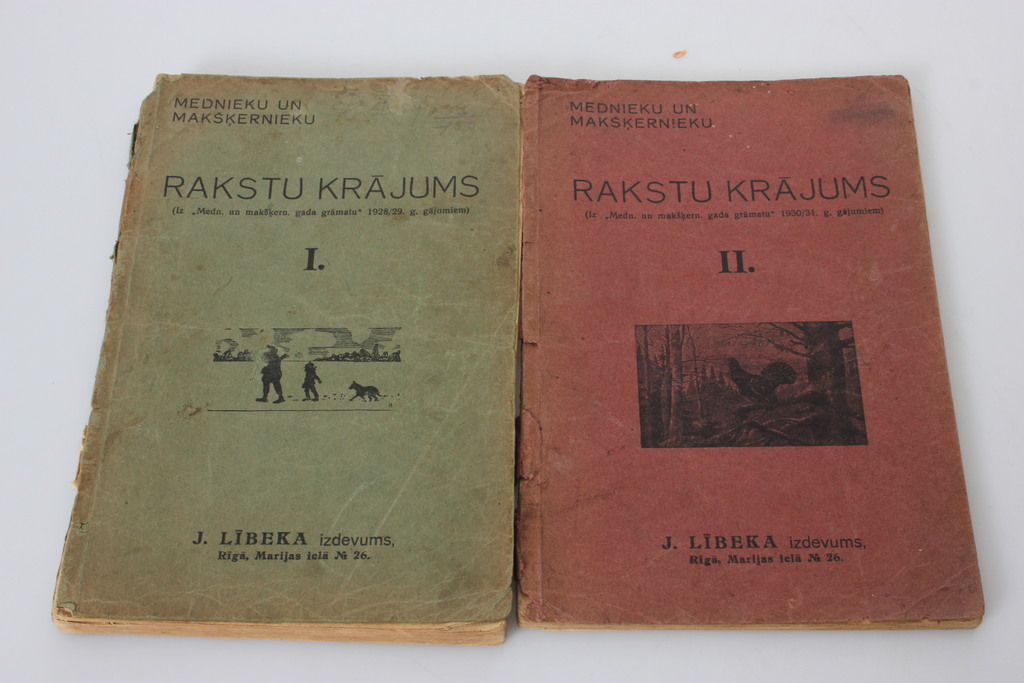 2 collections of articles of hunters and anglers (I.-II.)