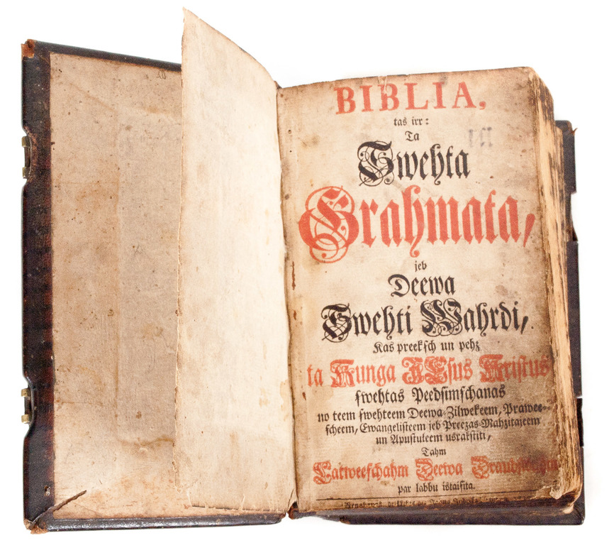 2nd edition of Glick Bible in Latvian language