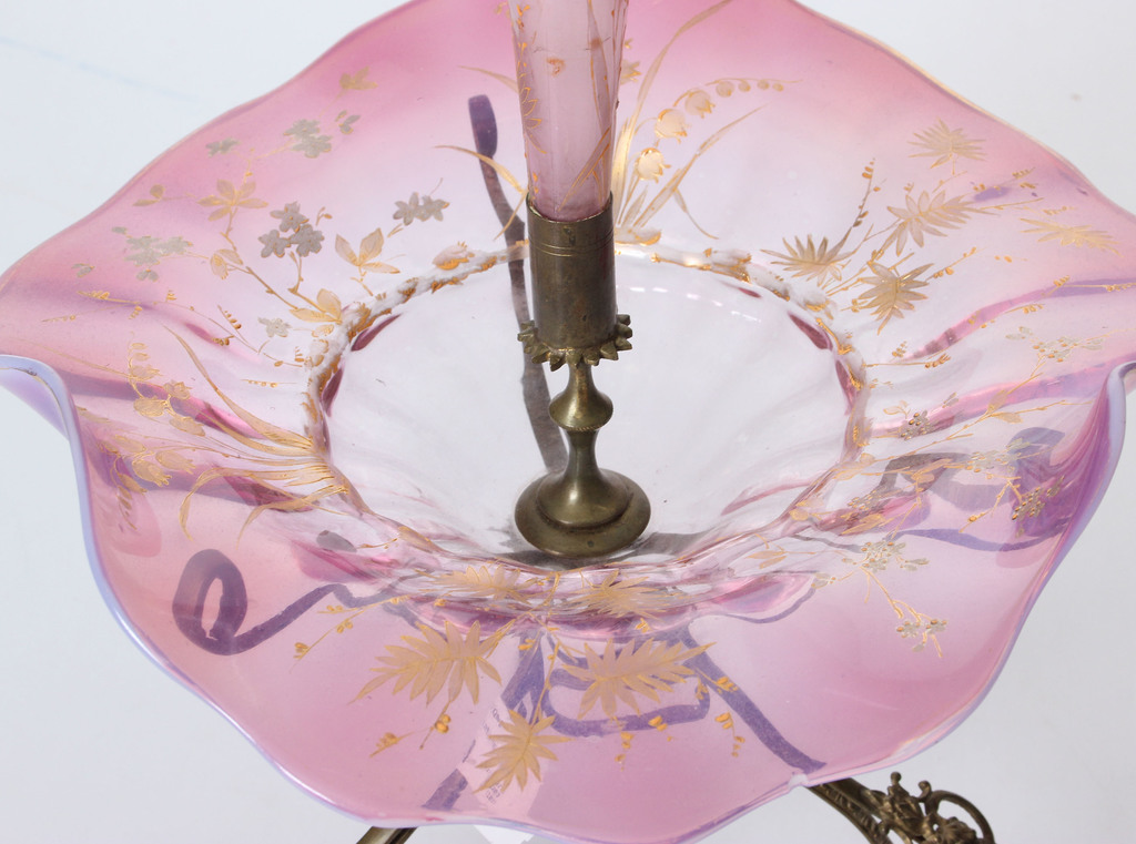 Art Nouveau glass bowl / vase