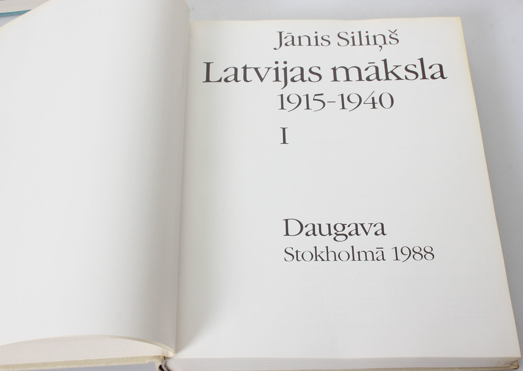 Янис Силиньш, Искусство Латвии 1800-1940 (5 книг)