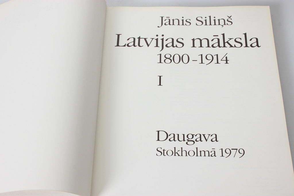 Jānis Siliņš, Latvijas māksla 1800 - 1940(5 grāmatas)
