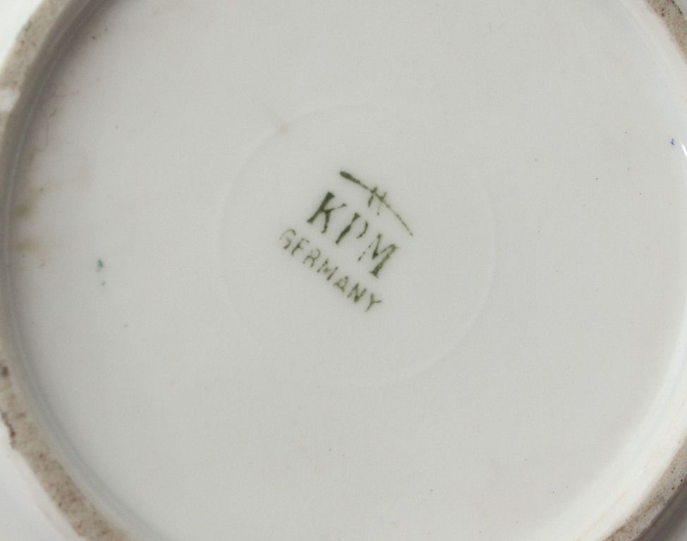 Couple of porcelain cup with saucer