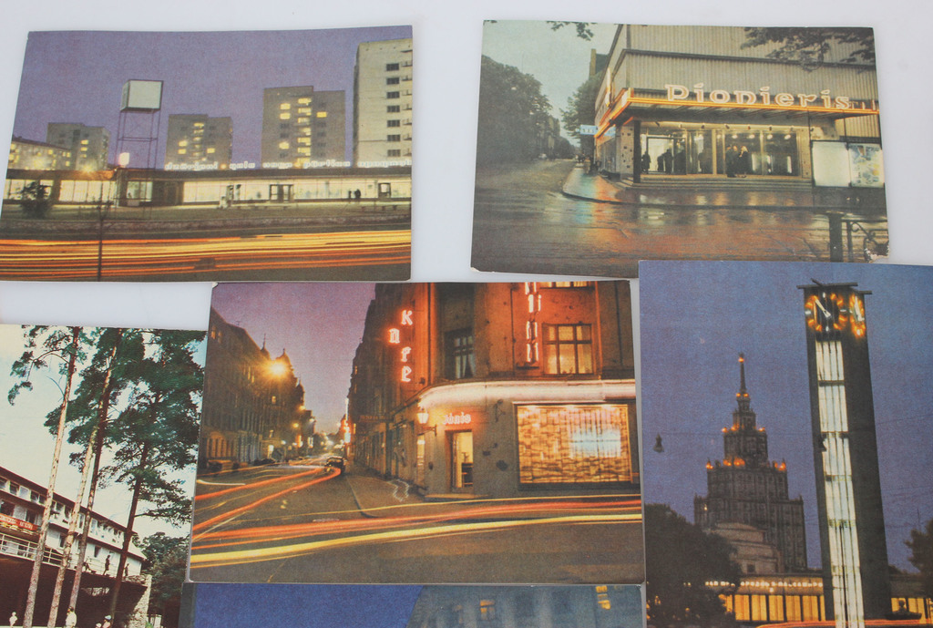 9 postcards 