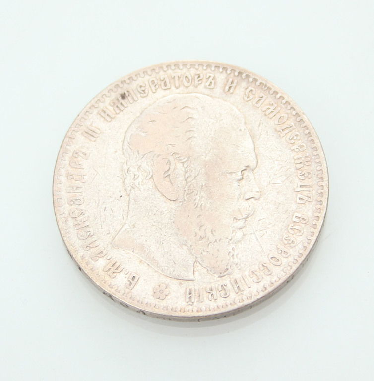 Монета 1 рубль 1886 г.