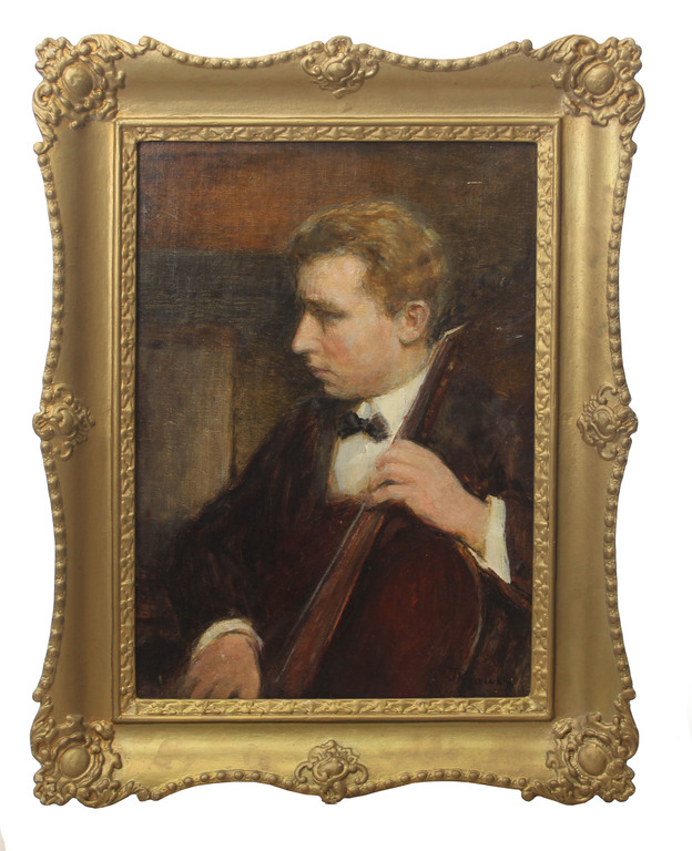 Portrait of a cellist