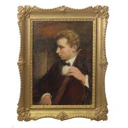 Portrait of a cellist