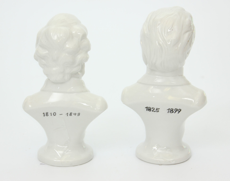 Porcelain busts 
