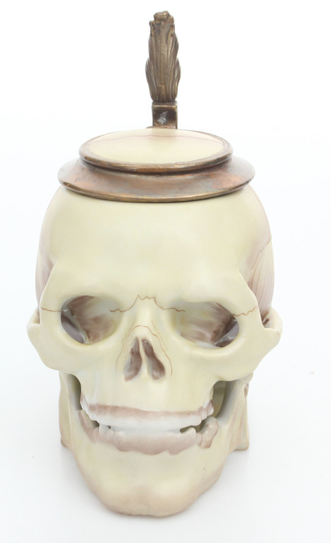 Porcelain mug-skull