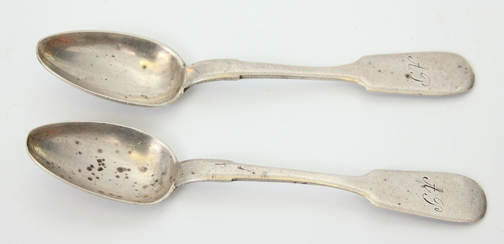 Silver teaspoons 2pcs.