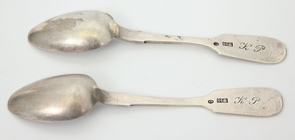 Silver teaspoons 2pcs.