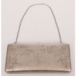 Silver handbag