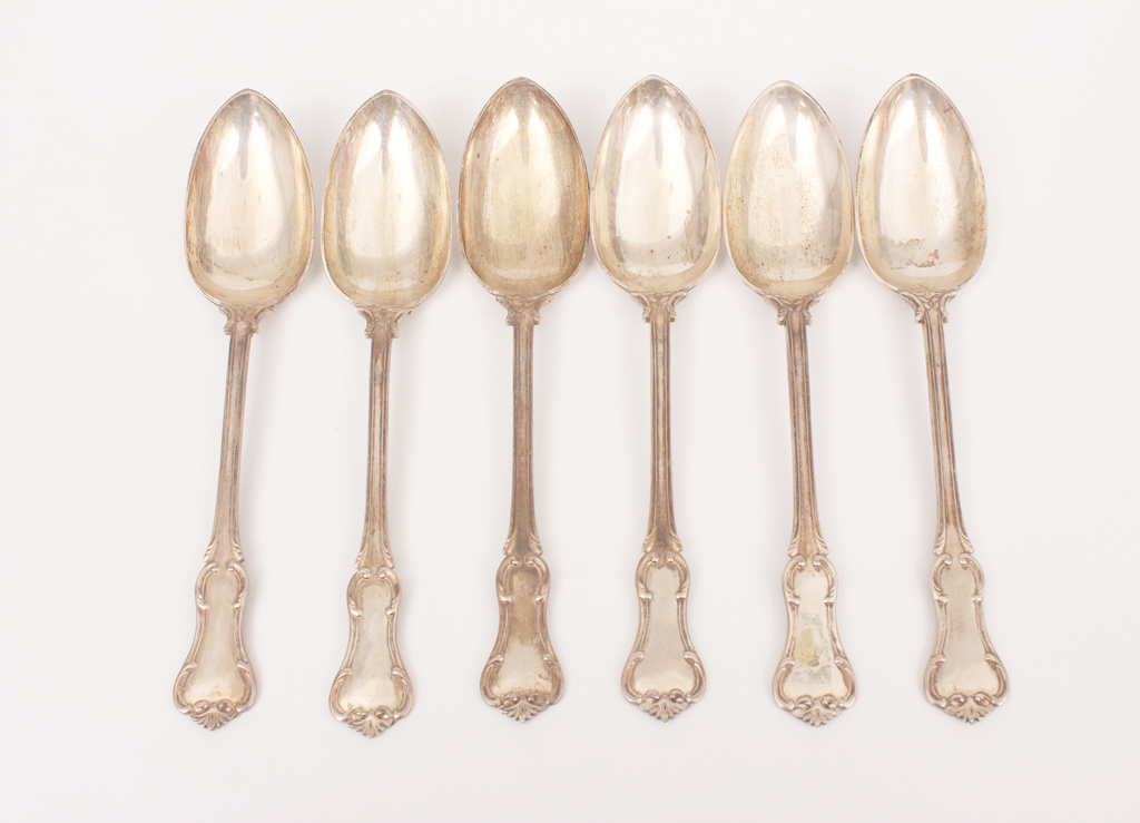Silver tablespoons 6 pcs