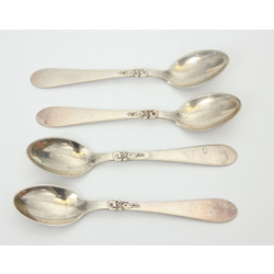 Silver spoons 4 pcs.