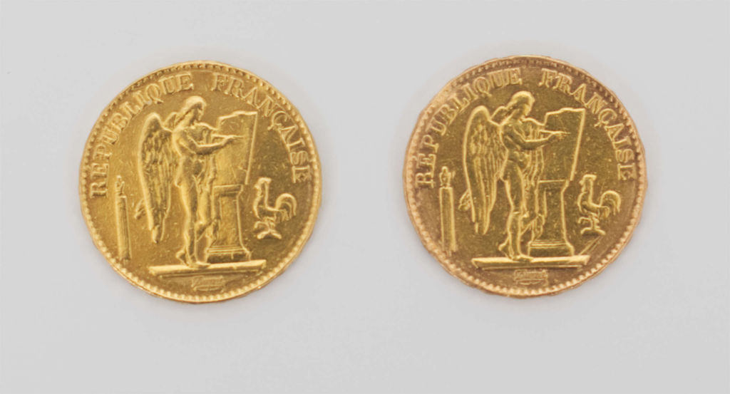 Zelta monētu kolekcija 11 gab.