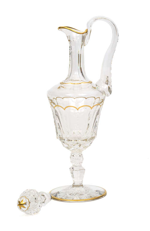 Crystal set - decanter, 6 glasses of wine