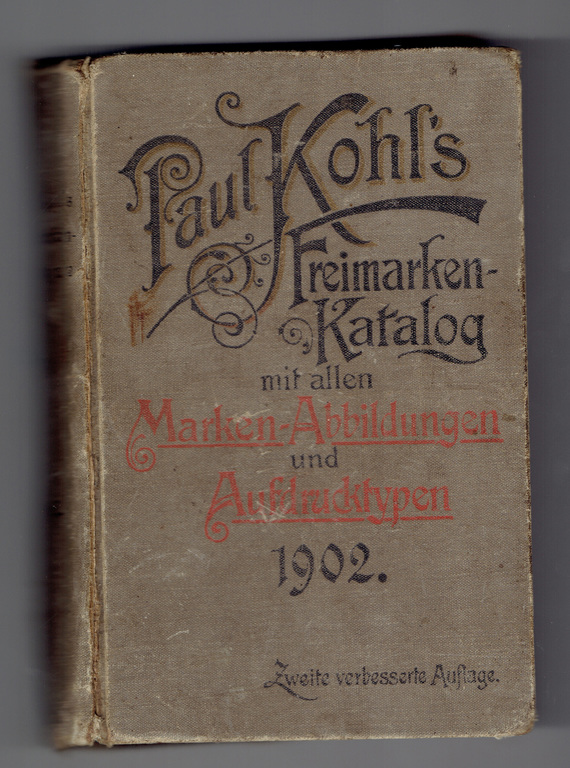 Paul Kohls, Freimarker Katalog mit allen Marken-Abbildungen un Aufdrucktypen