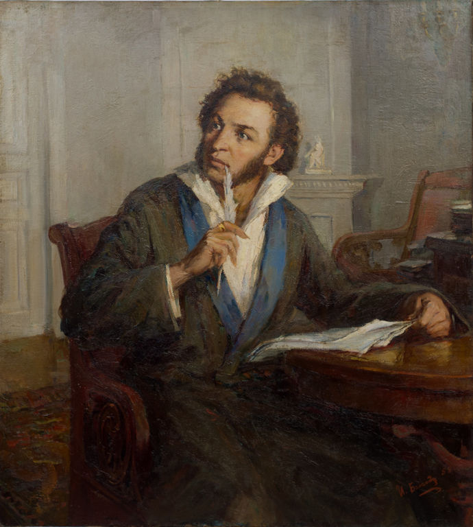 Пушкин в Михайловском 