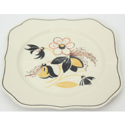 Porcelain plate with painting