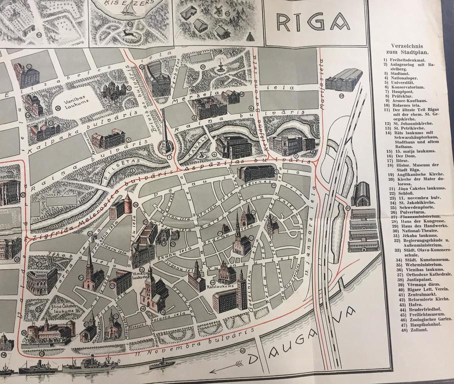 Rīgas karte