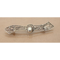 Art Nouveau Silver Brooch 