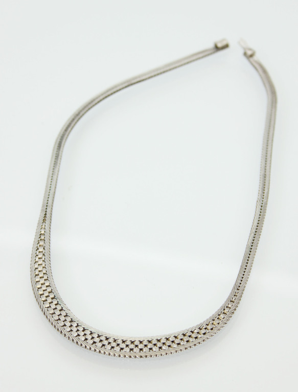  Art Nouveau silver necklace